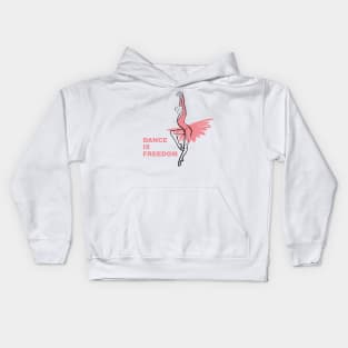 Dance is freedom Kids Hoodie